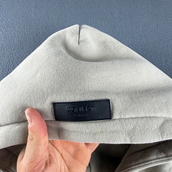 Comfrt Sweatsuit Men's M Beige Hoodie Sweatpants Loungewear Leisure Fleece - Picture 6 of 16